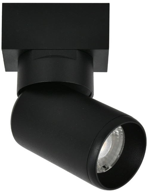 Black adjustable spotlight for our Magnetic Track series