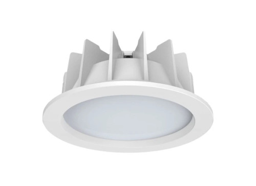 White fixed downlight