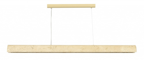 linear pendant with travertine finish linear pendant with travertine finish