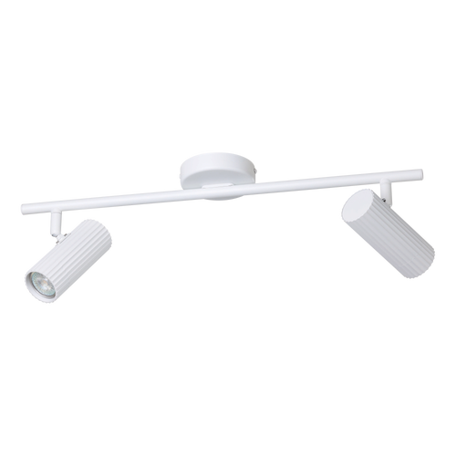 White two-light spotlight with adjustable heads White two-light spotlight with adjustable heads