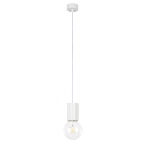 White gypsum suspension pendant White gypsum suspension pendant