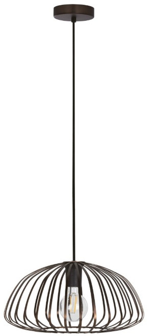 Medium bronze cage pendant