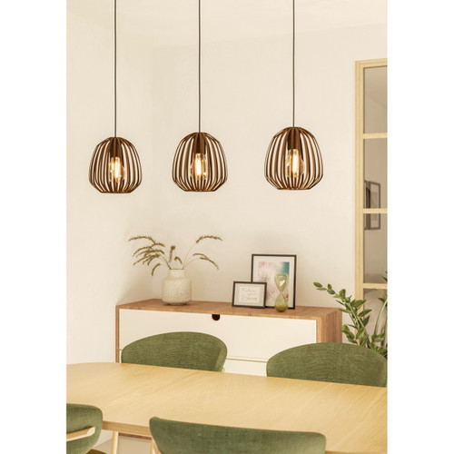Three light bronze pendant Three light bronze pendant