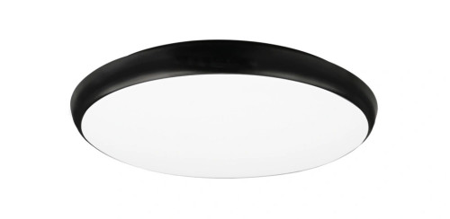 Black 250mm LED ceiling mount