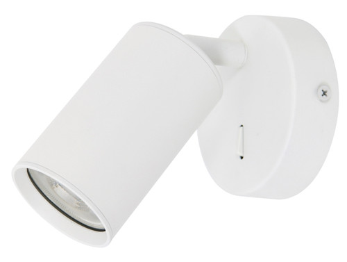 White spotlight with adjustable head White spotlight with adjustable head
