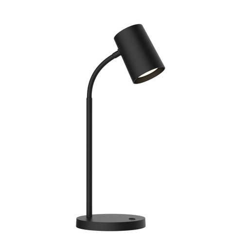 Black adjustable table lamp