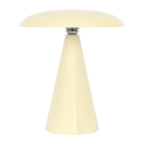 Mushroom style table lamp in cream Mushroom style table lamp in cream