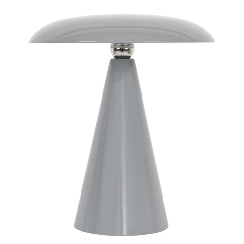 Mushroom style table lamp in grey Mushroom style table lamp in grey