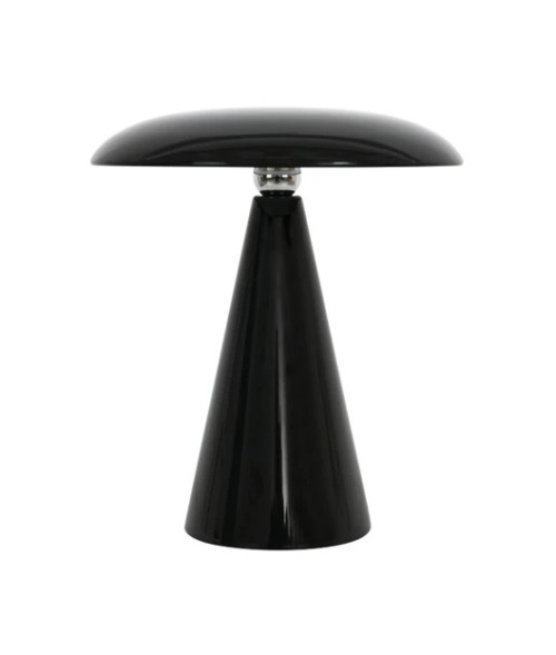 Mushroom style table lamp in green
