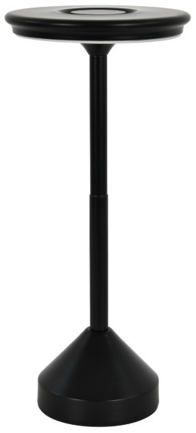 Black LED table lamp