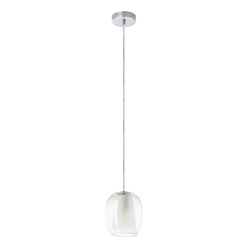 Chrome pendant with clear glass Chrome pendant with clear glass