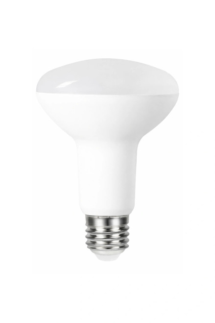 LED R80 with white finish