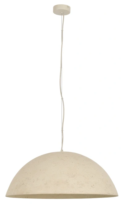 Natural 600mm pendant with stone finish
