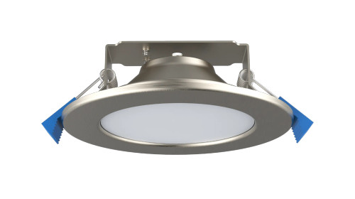 Brushed chrome downlight