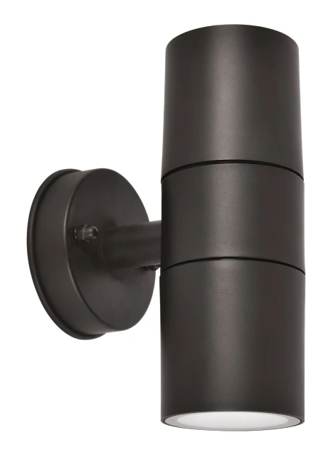 Up/down outdoor wall light in bronze
