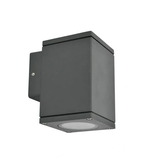 Graphite up or down wall light with IP65 rating