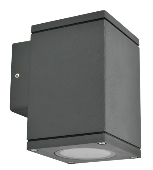 Graphite up or down wall light with IP65 rating