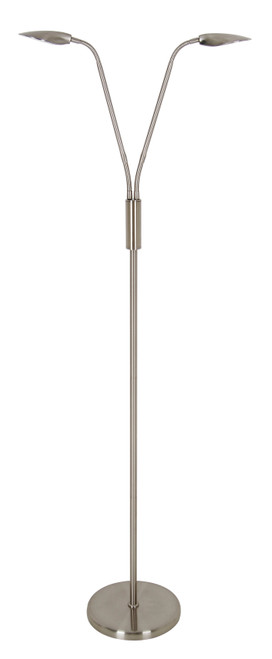 DAROS 2L FLOOR LAMP SATIN NICKEL