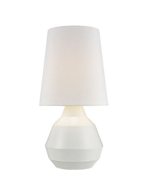 White table lamp base only