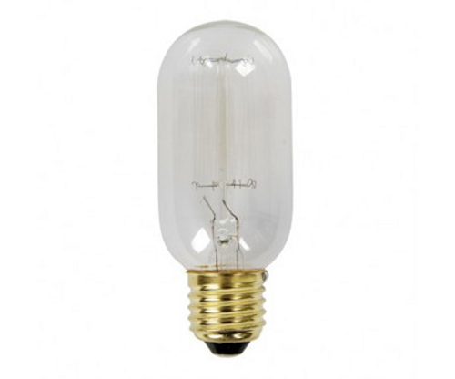 Clear T45 E27 bulb