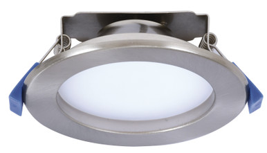 Brushed chrome downlight