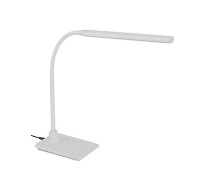 White linear table lamp