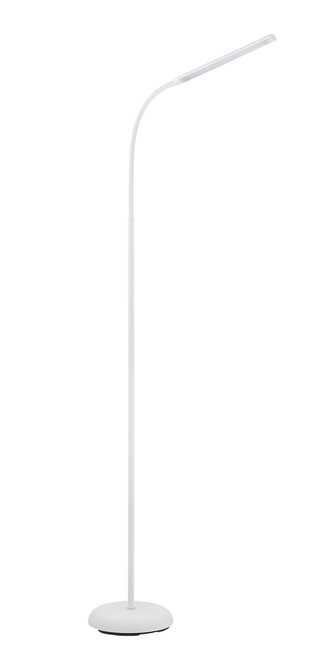White linear floor lamp White linear floor lamp