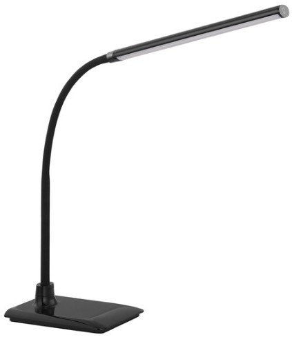 Black linear table lamp