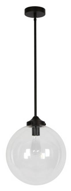 Oil rubbed bronze pendant with clear glass Oil rubbed bronze pendant with clear glass