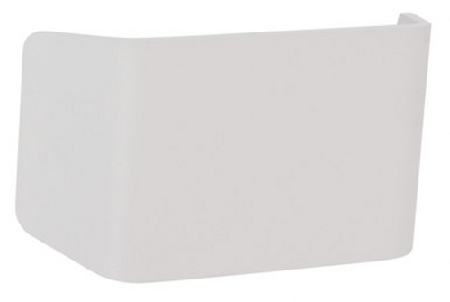 White curved wall light White curved wall light