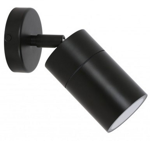 Black single spotlight with IP44 rating Black single spotlight with IP44 rating