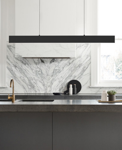 Black 1800 linear pendant Black 1800 linear pendant