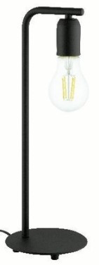Black table lamp