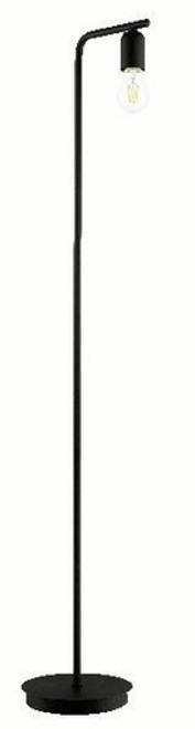 Black floor lamp