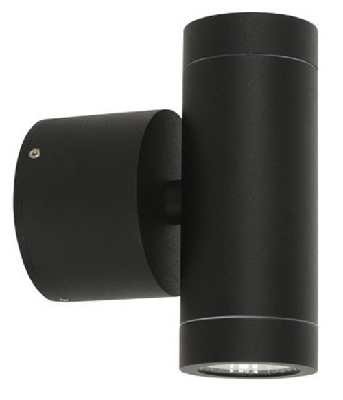 Black up/down pillar light