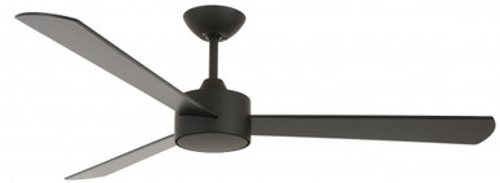 Black ceiling fan with 52" blades Black ceiling fan with 52" blades