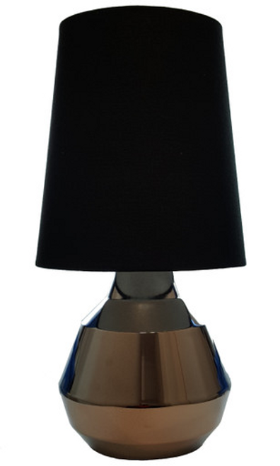 Black table lamp base only