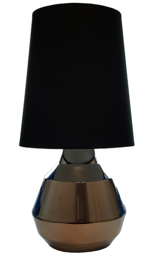 Black table lamp base only
