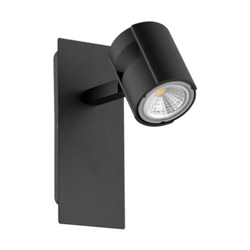 Black single spotlight