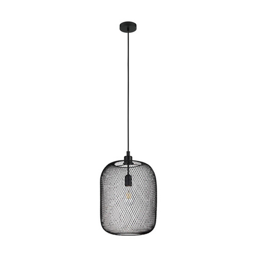 WRINGTON 1L PENDANT BLK LRG