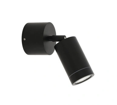 Black single spotlight