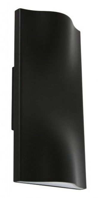 Textured black up/down wall light Textured black up/down wall light