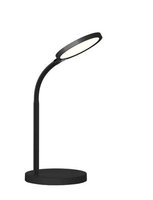 Black adjustable LED table lamp