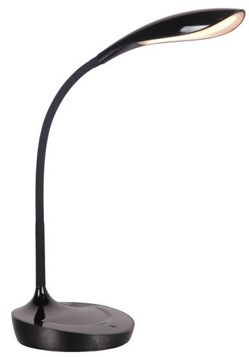 Black adjustable table lamp