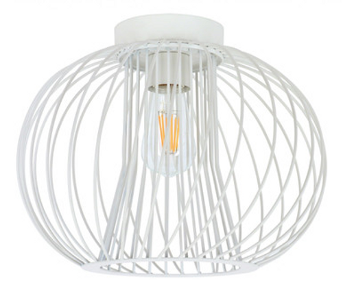 White DIY cage-like fixture White DIY cage-like fixture