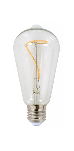LED ST64 clear bulb