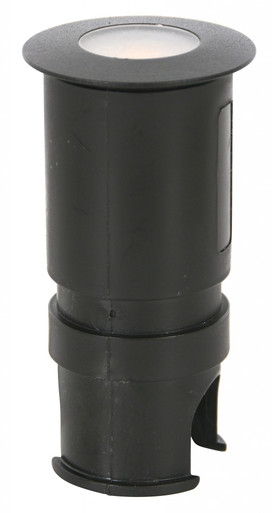 Textured black open inground decklight