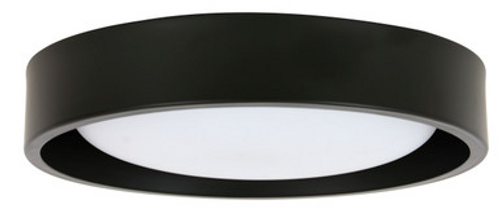 Black 250mm ceiling mount Black 250mm ceiling mount