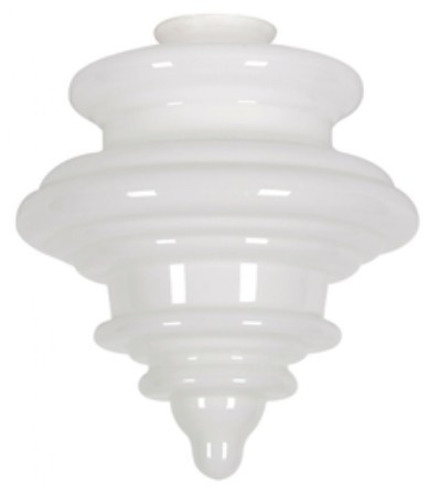 Opal beehive-like glass