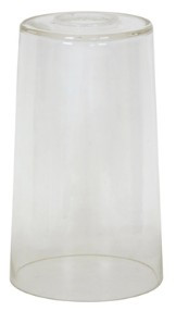 Short clear glass from our Modus range